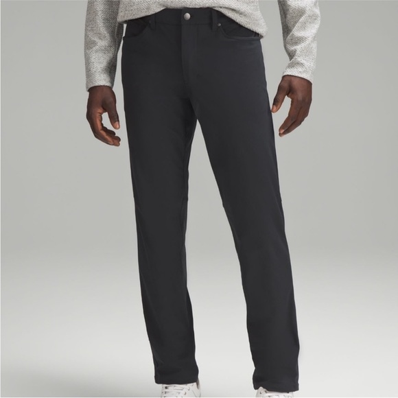 EUC Lululemon Mens ABC Classic-Fit Pant 30" Inseam Dark Gray 4 pockets Sz 38 - Picture 2 of 13